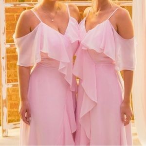 Pink Bridesmaid Dress!!   BRAND NEW!!  Adjustable size, tagged a size 8.